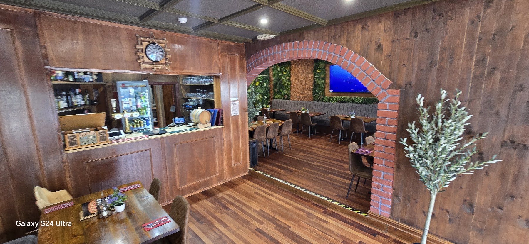 Balkan Steak House inside the restaurant