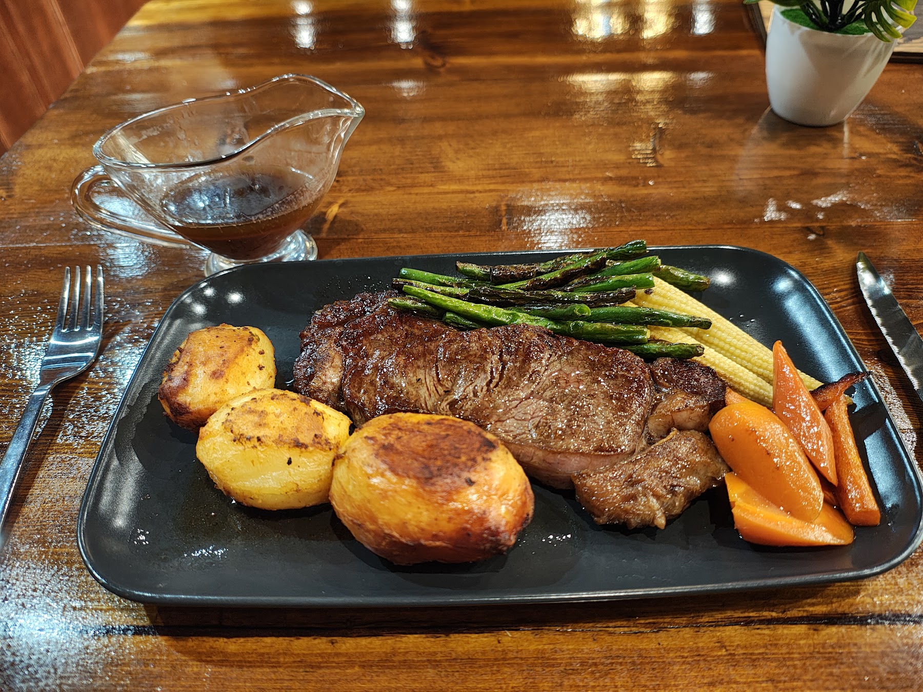 steak dinner